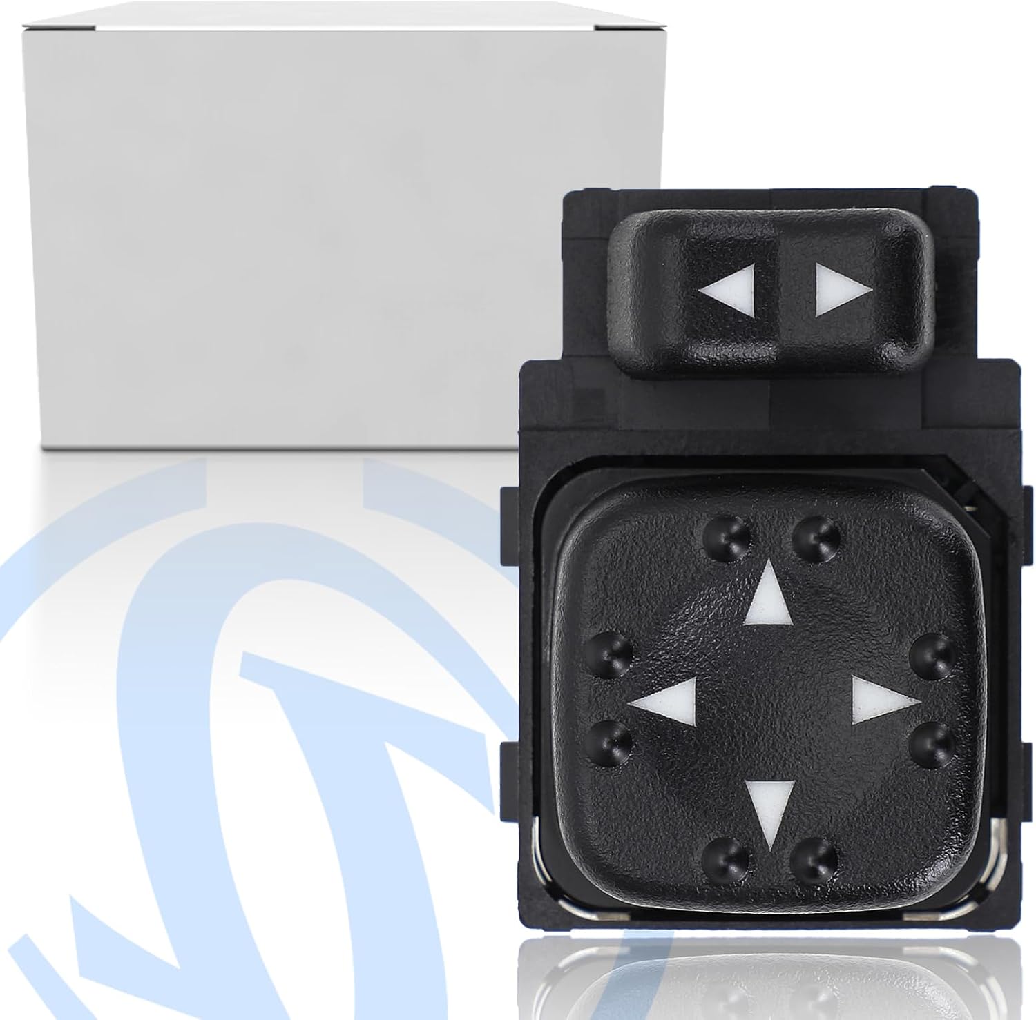 Sorghum Power Mirror Switch - Power Mirror Control Switch Button Compatible with 1998-2002 Chevrolet Blazer Tahoe Silverado Suburban GMC Sierra Yukon Cadillac 9 Pins Replace# 15045085 901124 19259975