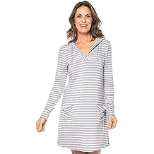 Hooded Cover-Up Dress with Pockets - UPF 50+ Sun Protection - Catalina