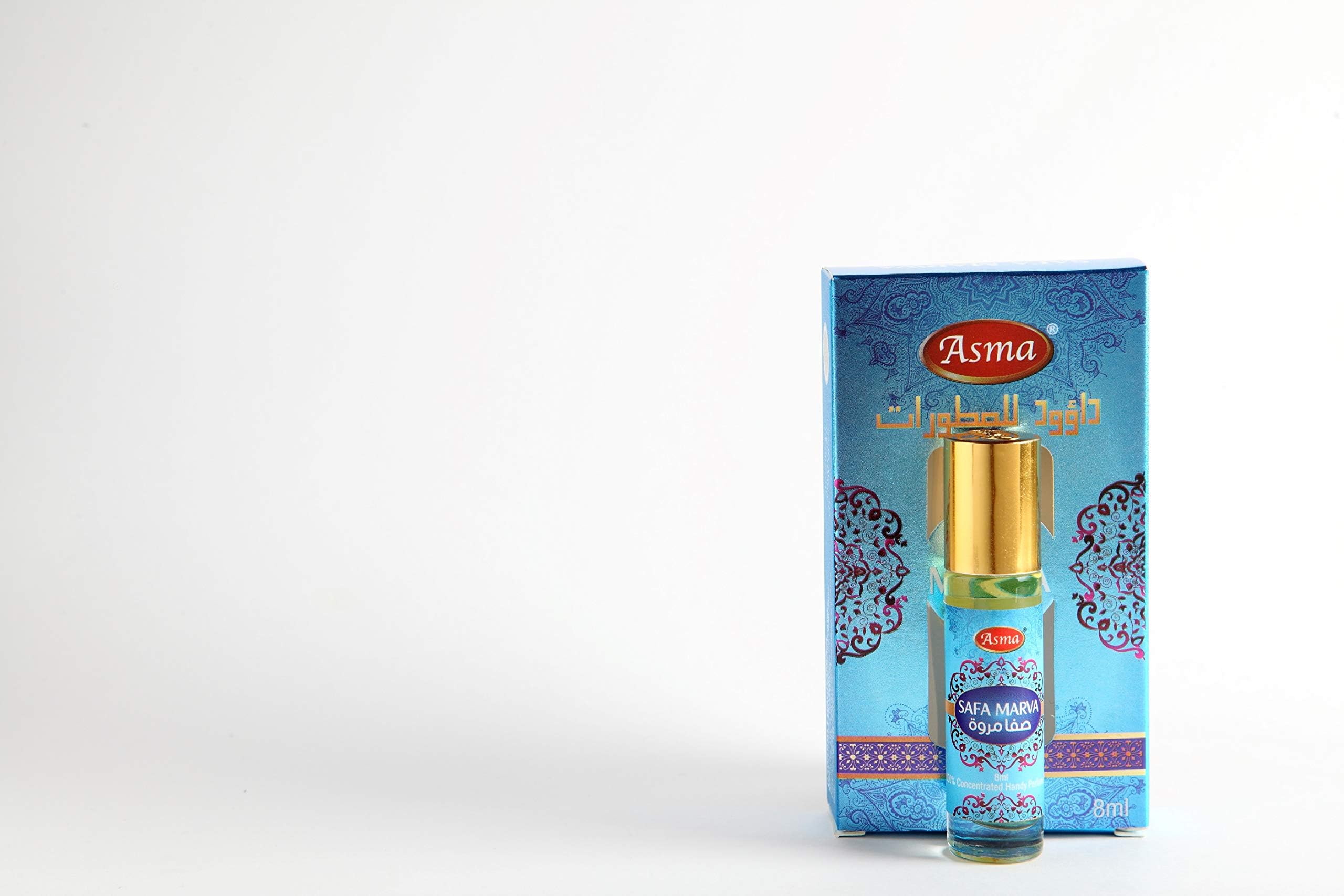 Asma - Safa Marwa Concentrated Handy Roll-On Perfume Oil With Long-Lasting Fragrance Sent | Unisex Perfume Attar (8ml)