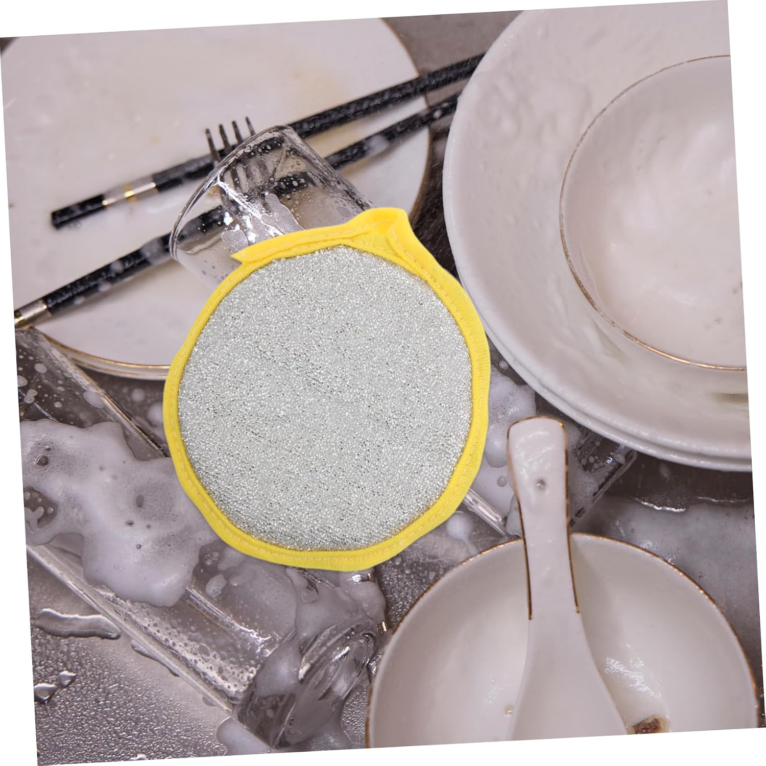 30pcs Double Sided Sponges: Heavy Duty Kitchen Cleaning Tools for Dishwashing and Scrubbing Non Scratch Scouring Pads for Household Use