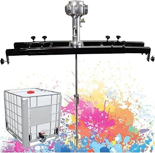 Electric Tank Mixer Machine, Paint Mixer, Pneumatic Bracket Mixer, Folding Propeller, with Support Hanger(Large5Cylinders)
