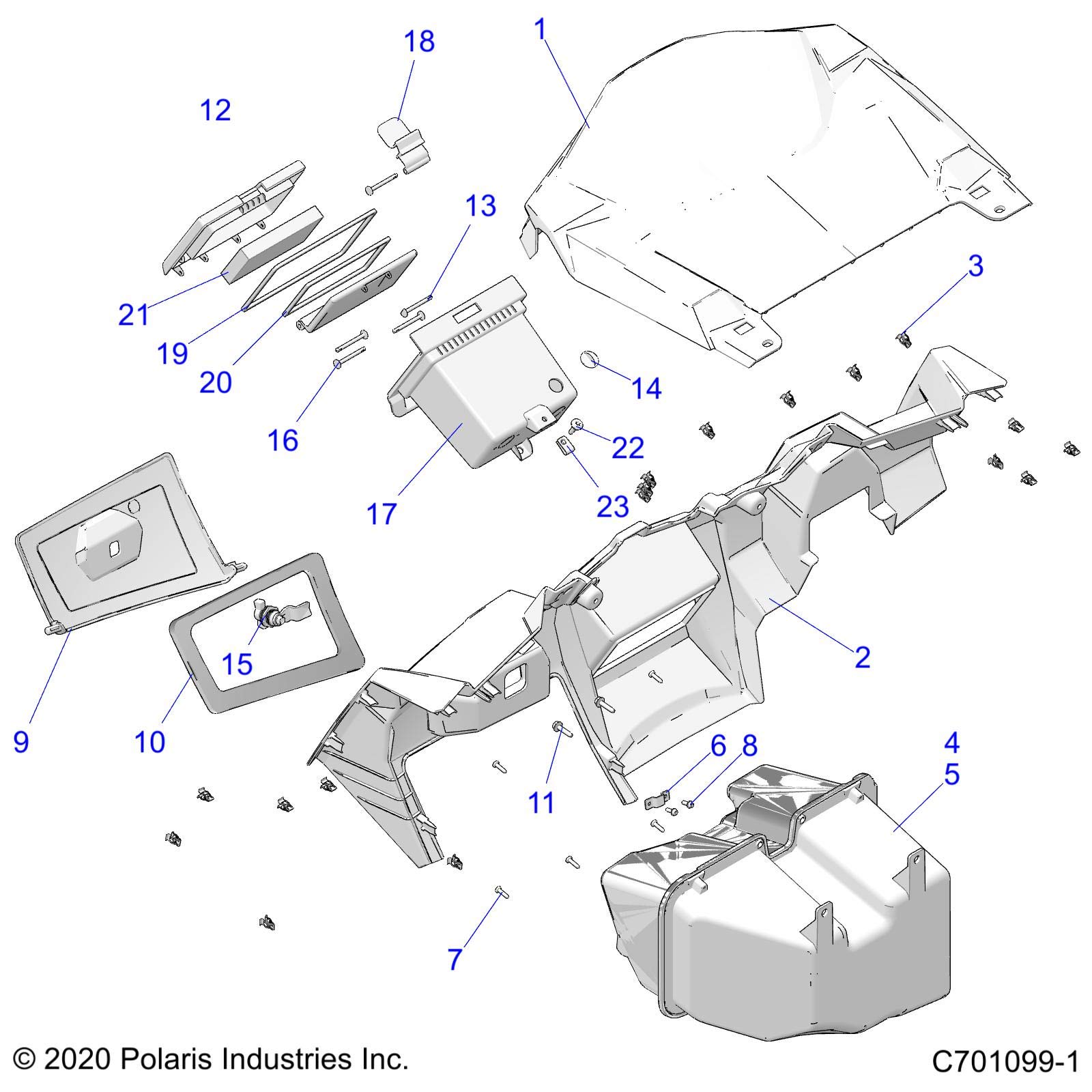 Amazon.com: Polaris RZR Lid Latch, Genuine OEM Part 5450654, Qty 1  