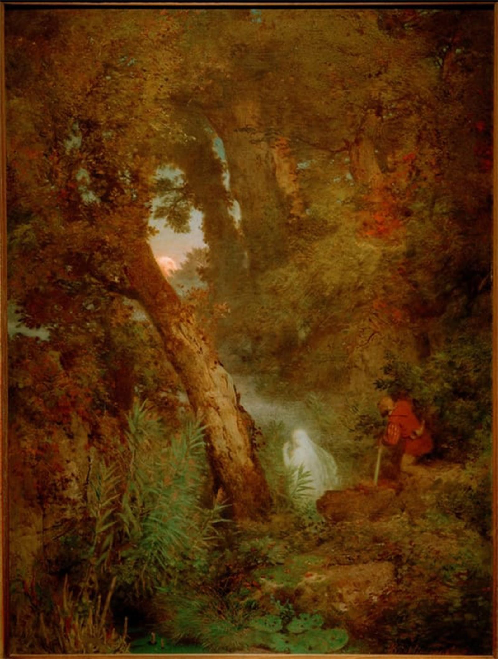 Le feu follet d'Arnold Böcklin Impression Tableaux Graffiti Solution Déco Grand Format
