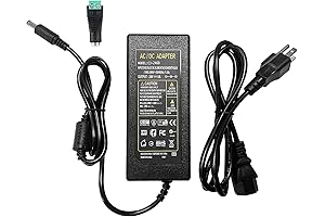 24V 6A 144W AC DC Power Supply Adapter, Universal 24 Volt 6 Amp Power Converter