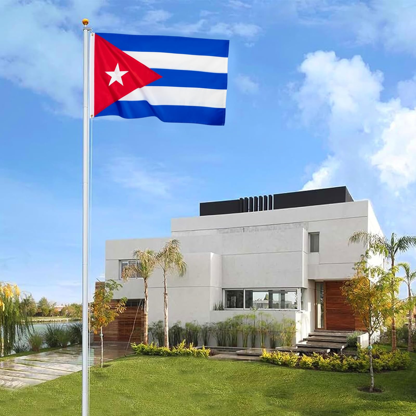 Marine Delfin Flagge 150x90cm - Doppelseitige Gartenflagge Aus Polyester Für Außenbereich