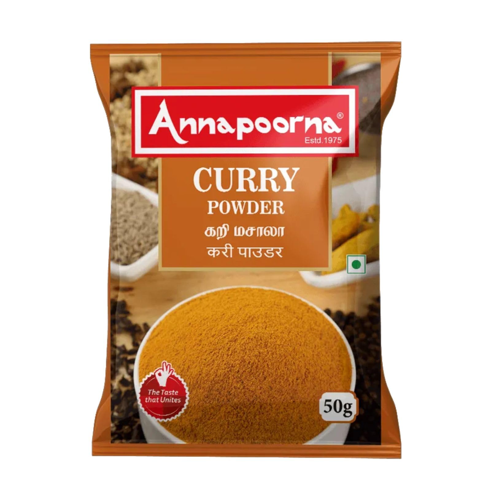 ANNAPOORNA Curry Powder 500g (Pack of 10 x 50g) The Taste That Unites !