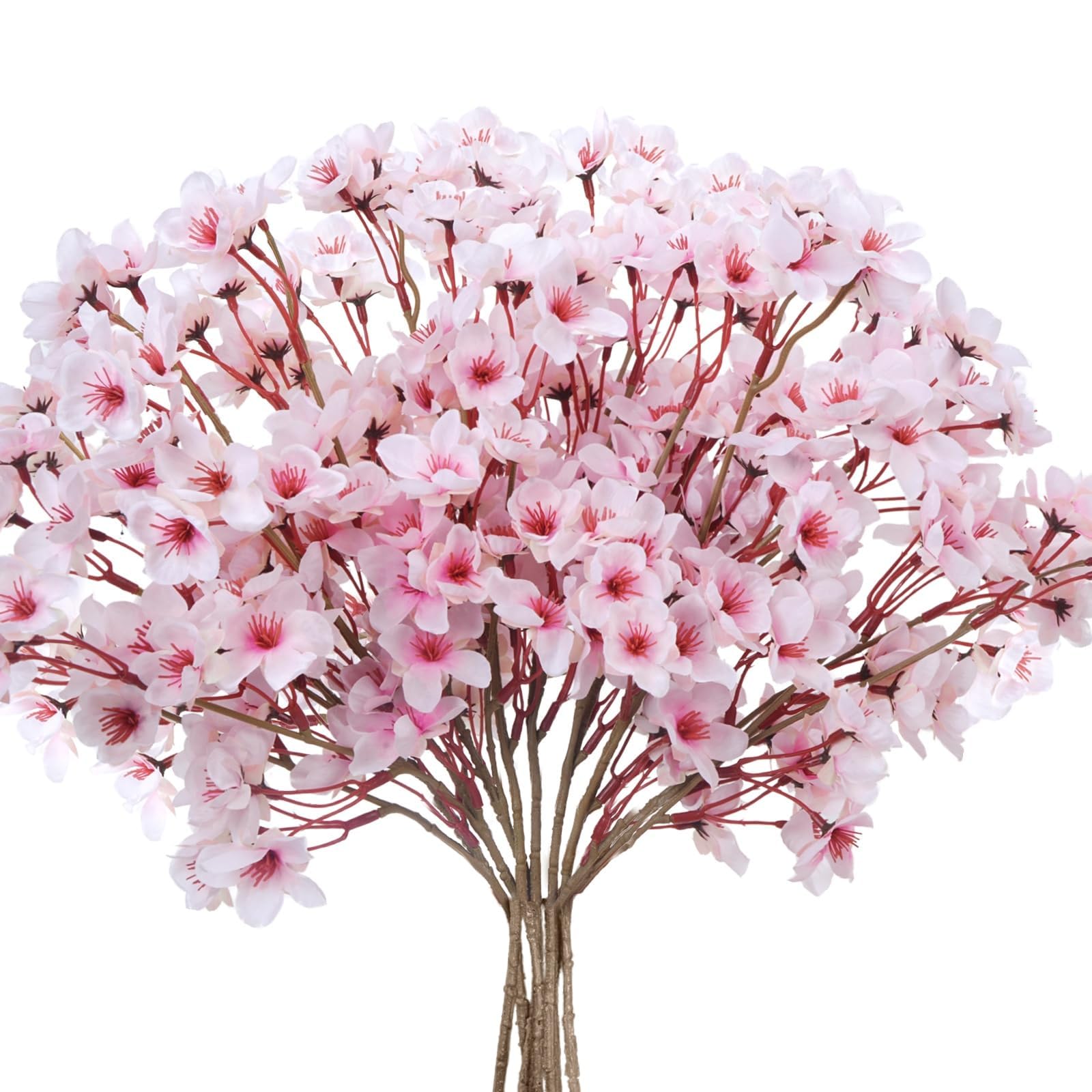 HO2NLE 8-Piece Artificial Cherry Blossom Branches