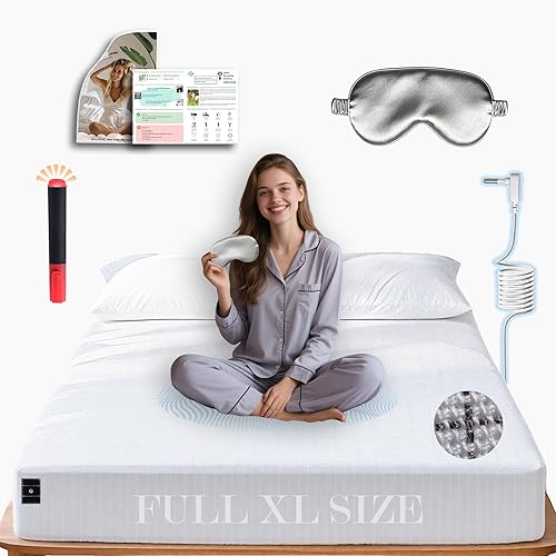 Miniatura 12 de Ali King Sábanas de Conexión a Tierra - Tamaño Individual, Algodón Suave con Fibra de Plata, Bolsillo Profundo de 15 Pulgadas, Sábanas Ajustables