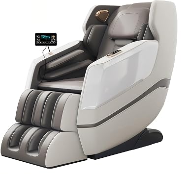 Massage Chair,Multi-Level Intensity Adjustment and Quiet OperationThe Perfect Choice for Daily RelaxationWhite