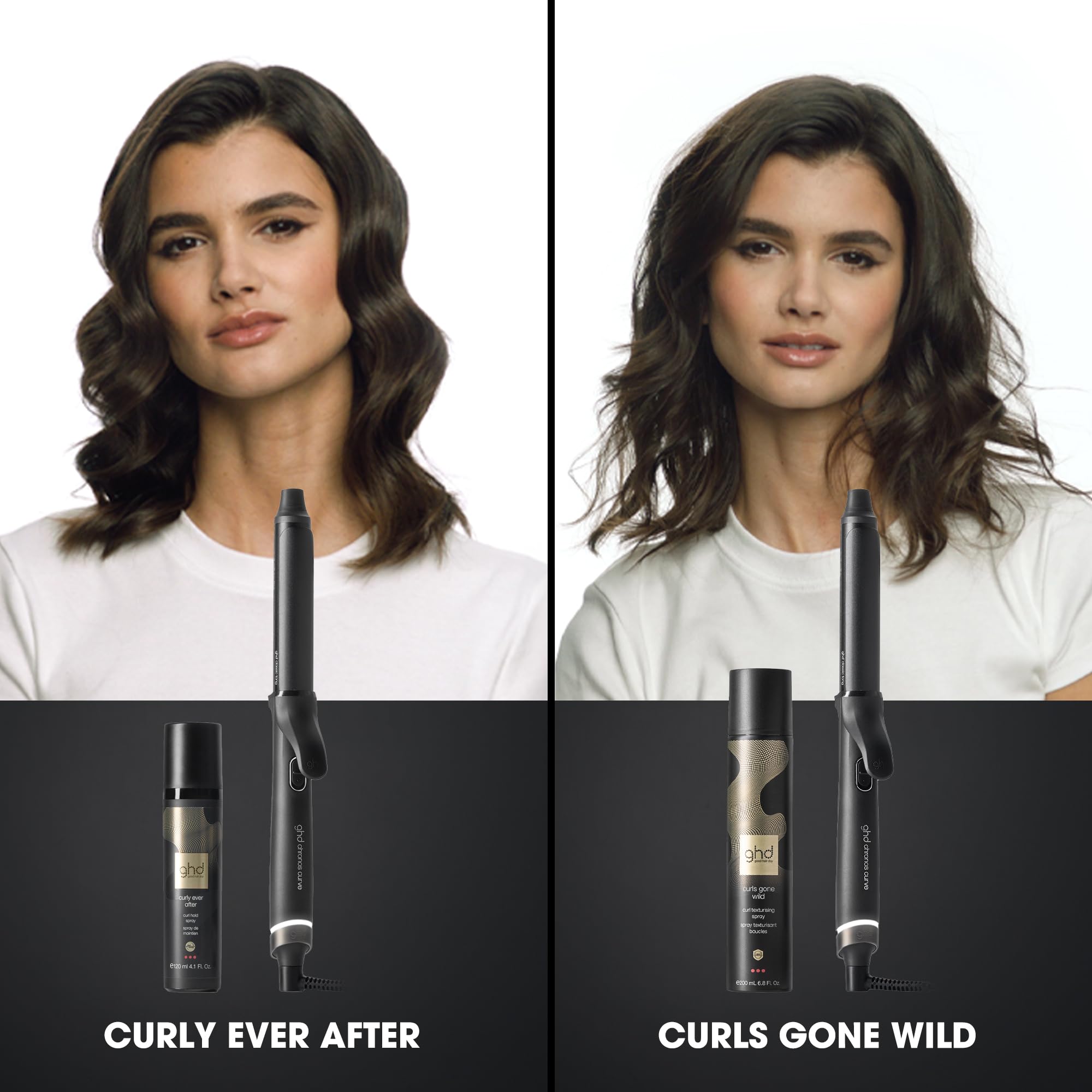 Szczypce ghd Chronos Curve Classic - Beczka 26 mm z ergonomicznym klipsem, wyraźnymi falami i trwałymi lokami, responsywną technologią Curl i błyszczącym wykończeniem