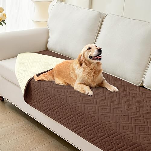 Miniatura 116 de hyha Manta impermeable para perro, manta suave para cama de perro, manta para mascotas, funda de sofá impermeable lavable para perros, fundas Gris
