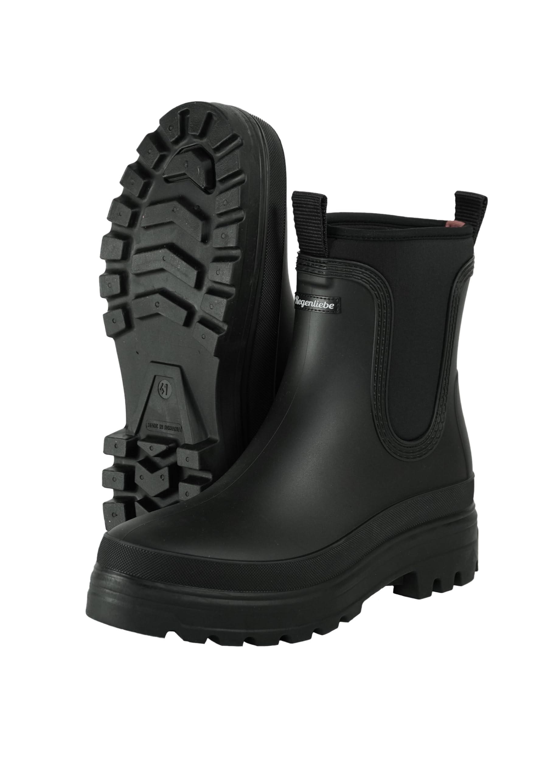 Regenliebe Damen Regenstiefel Short Story Halbschaft Gummistiefel Feel Good wärmend gefüttert