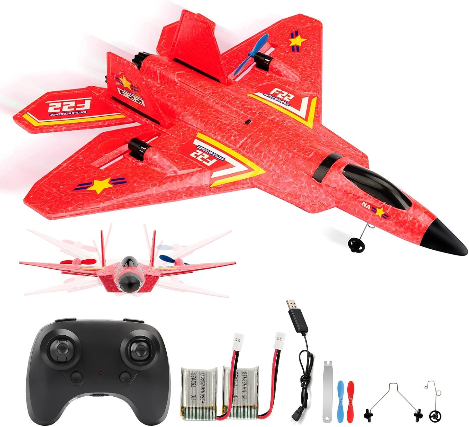 Buy Remote Control Plane RTF F22 Raptor, 2.4Ghz 6axis Gyro RC