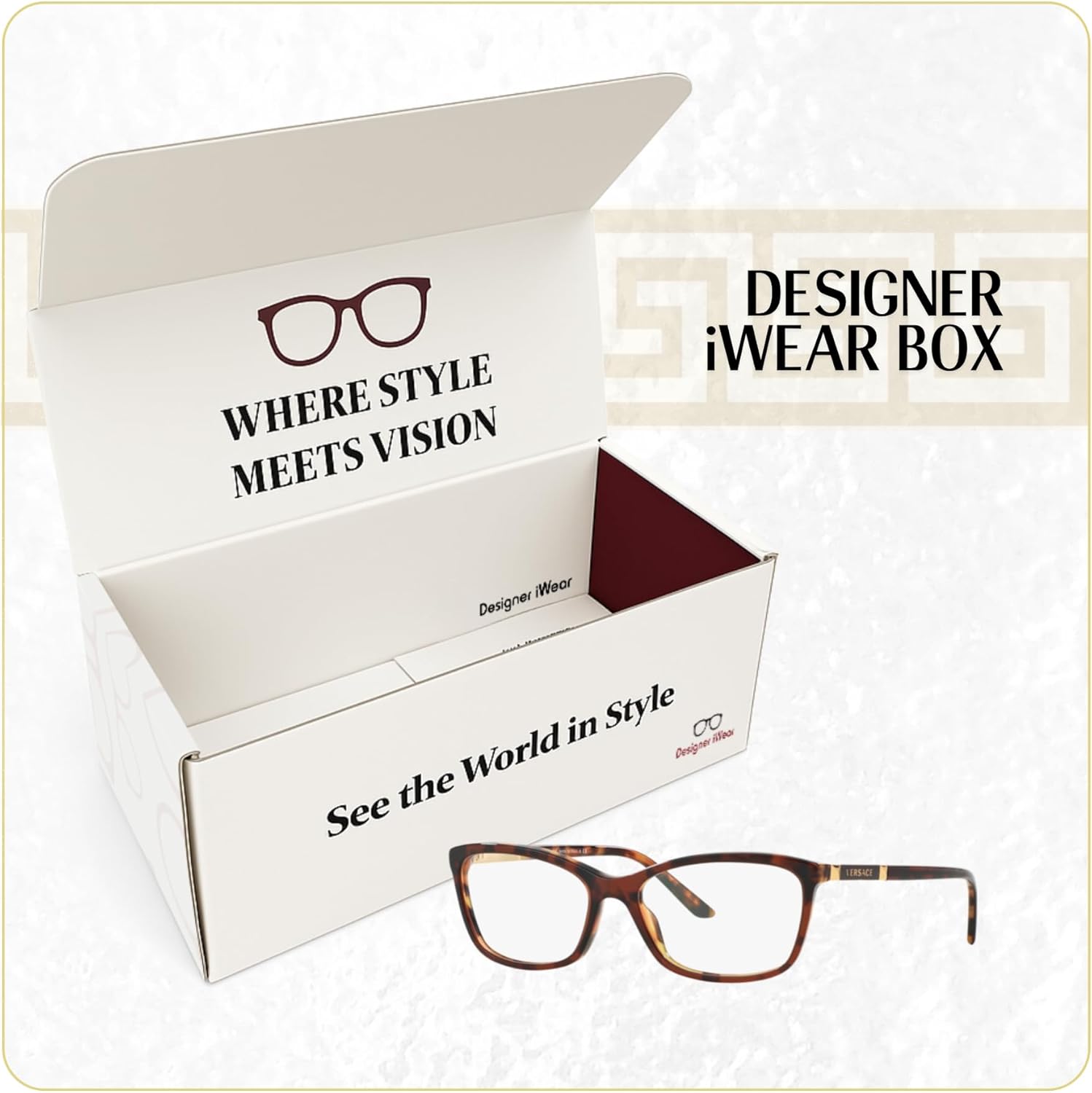 Versace VE3186 Cateye Eyeglasses For Women+BUNDLE with ACCESSORY EYEWEAR KIT - Image 6