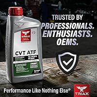 Vista 8 de TRIAX CVT ATF Líquido de transmisión CVT antideslizante universal de grado OEM, supera todas las especificaciones OEM (1 cuarto de galón)