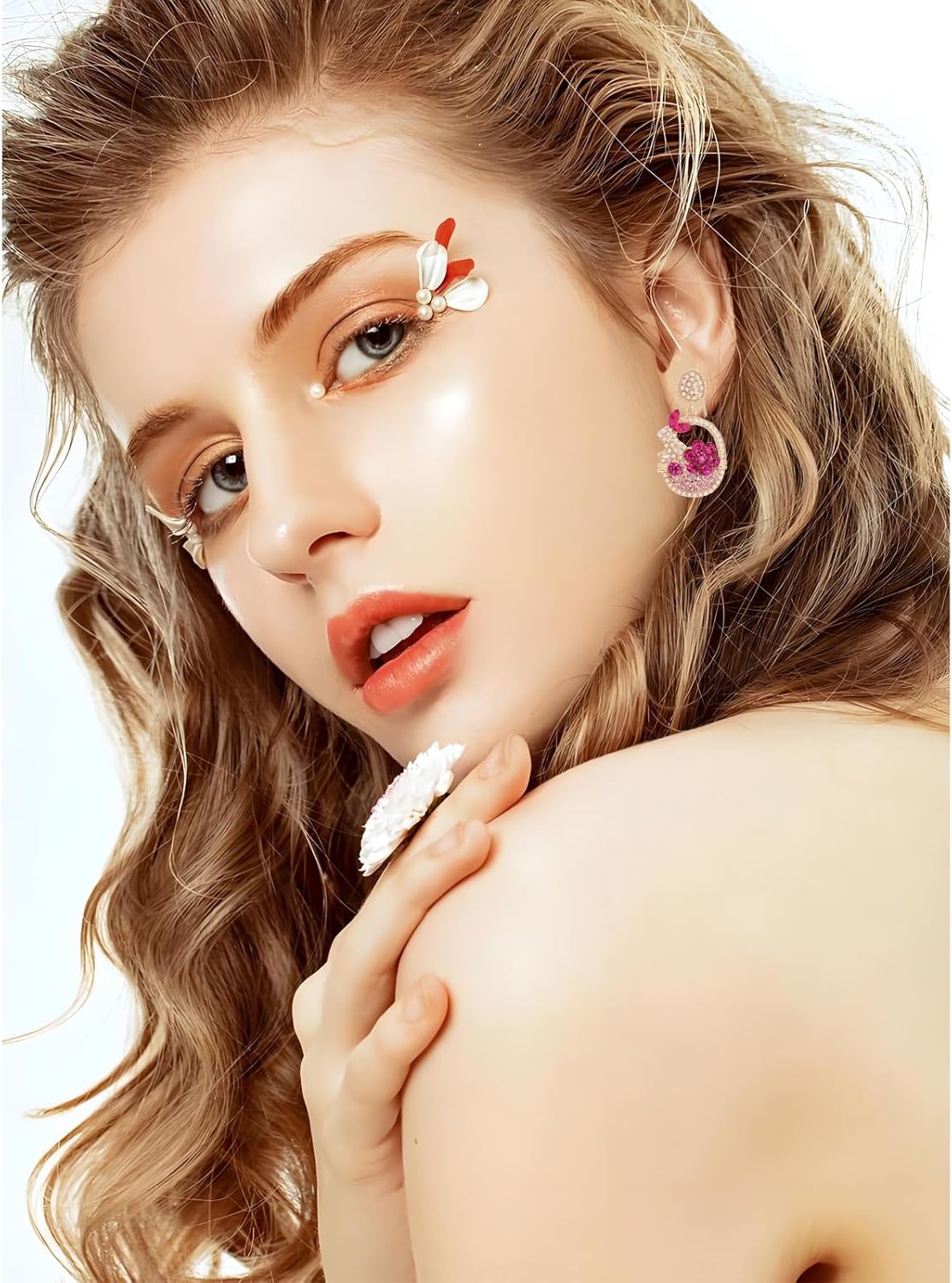 Easter Rabbit Earrings for Women Trendy Cute Animal Colorful Basket Rhinestone Drop Dangle Stud Earrings Party Holiday Jewelry Gifts Accessories - Image 4