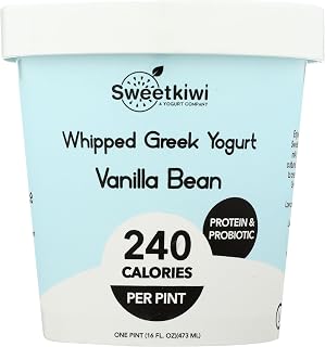 Sweetkiwi Vanilla Bean Frozen Whipped Greek Yogurt, 14 Fz