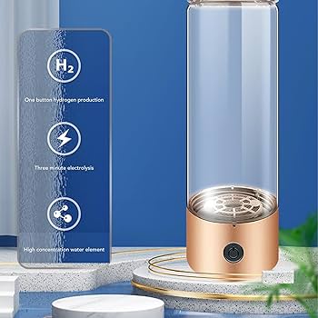 Amazon.com: Hydrogen Water Bottle with Nasal Inhalation Hose