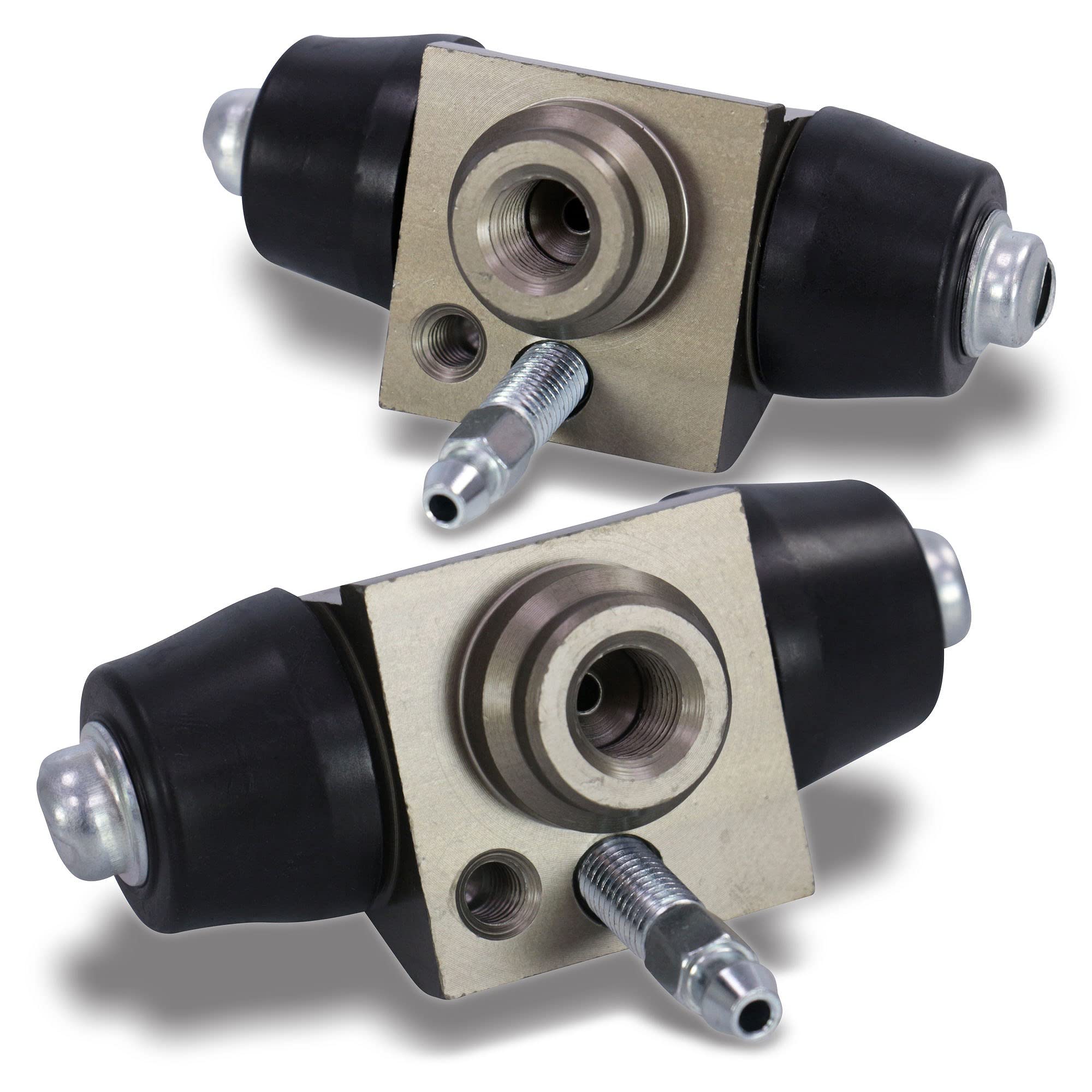 ATEC Germany Bremsensatz Hinterachse inkl. 2x Bremstrommel Hinterachse 4x Bremsbacken Hinterachse mit Montagesatz 2x Radbremszylinder (Aluminium) Kompatibel mit VW POLO (6N2) (6V2) (6N1) (6V5)