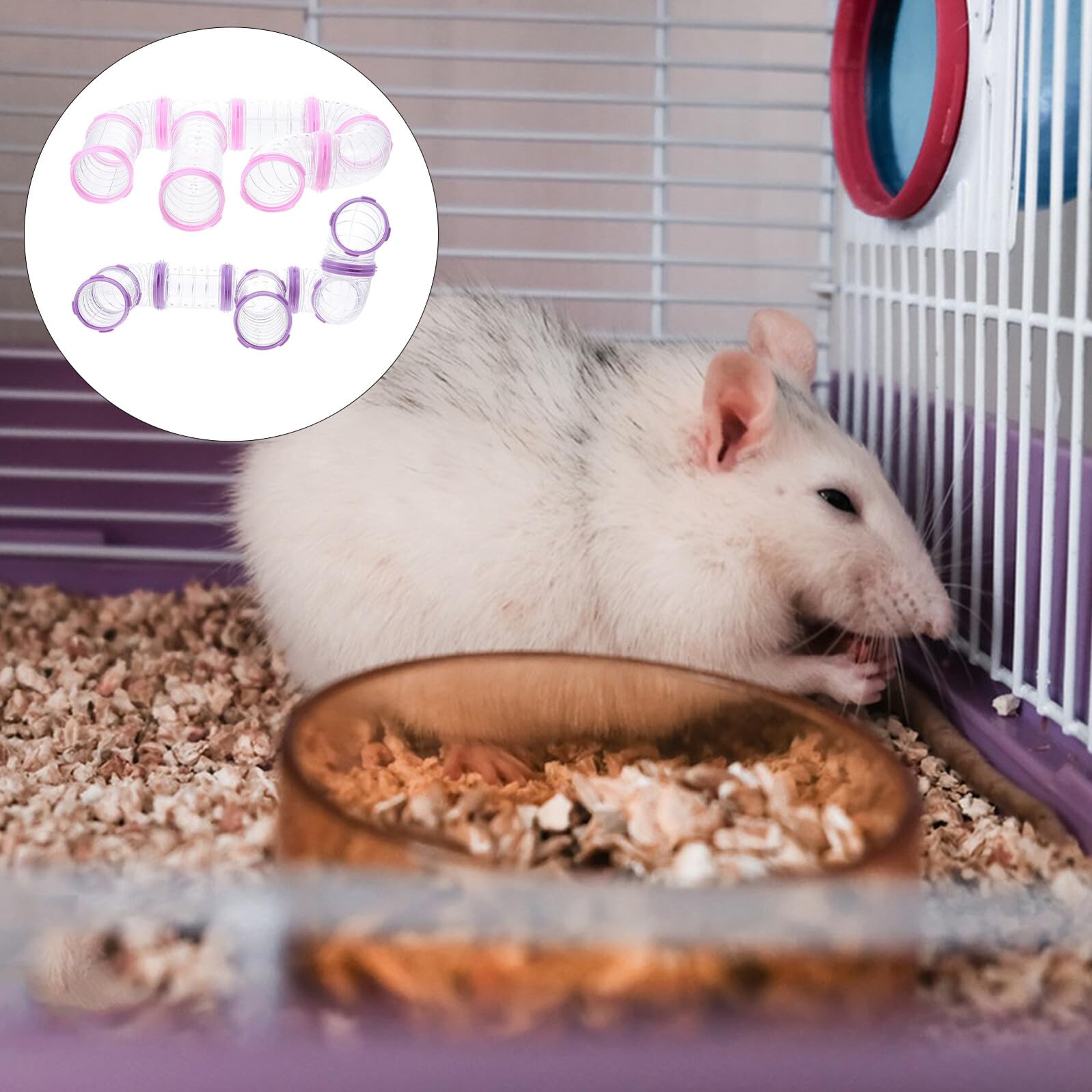 Hamsterröhrenverbinder Außenrohr 16 Stück Kunststoff