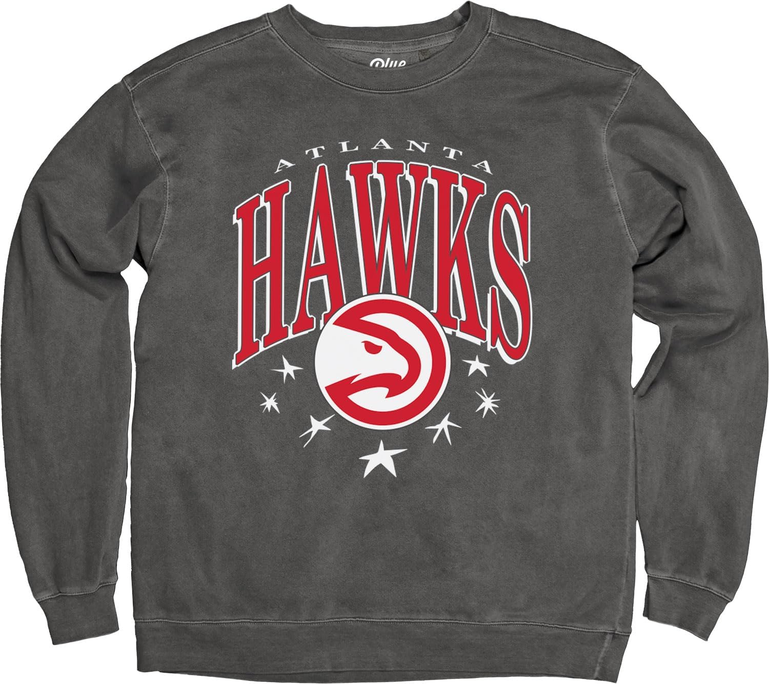Blue 84 NBA Officially Licensed Crewneck Sweatshirt Ringspun Black Stars