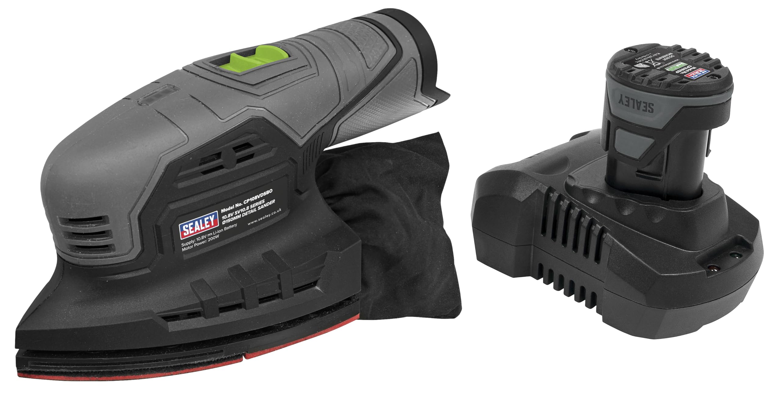 Sealey Cp108vds 10.8V Cordless Detail Sander