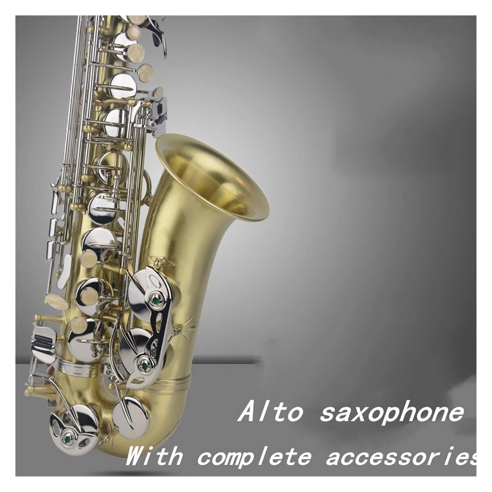 Bocchetto di sassofono - Soprano di tenore Alto |Argento oro placcato Bocchetto di sassofono - Soprano di tenore Alto |Argento oro placcato