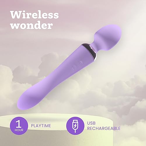 Miniatura 80 de Barra masajeadora Six Nine personal, recargable, inalámbrica, con 20 patrones de vibración, 8 velocidades, incluye bolsa de viaje