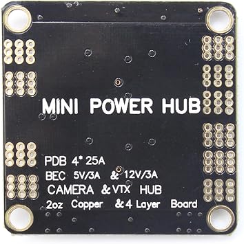 Advanced Matek Power Distribution Board with BEC 5V & 12V for Remote Ccontrol Quadcopters Ensuring Stable Power Supply Electronics