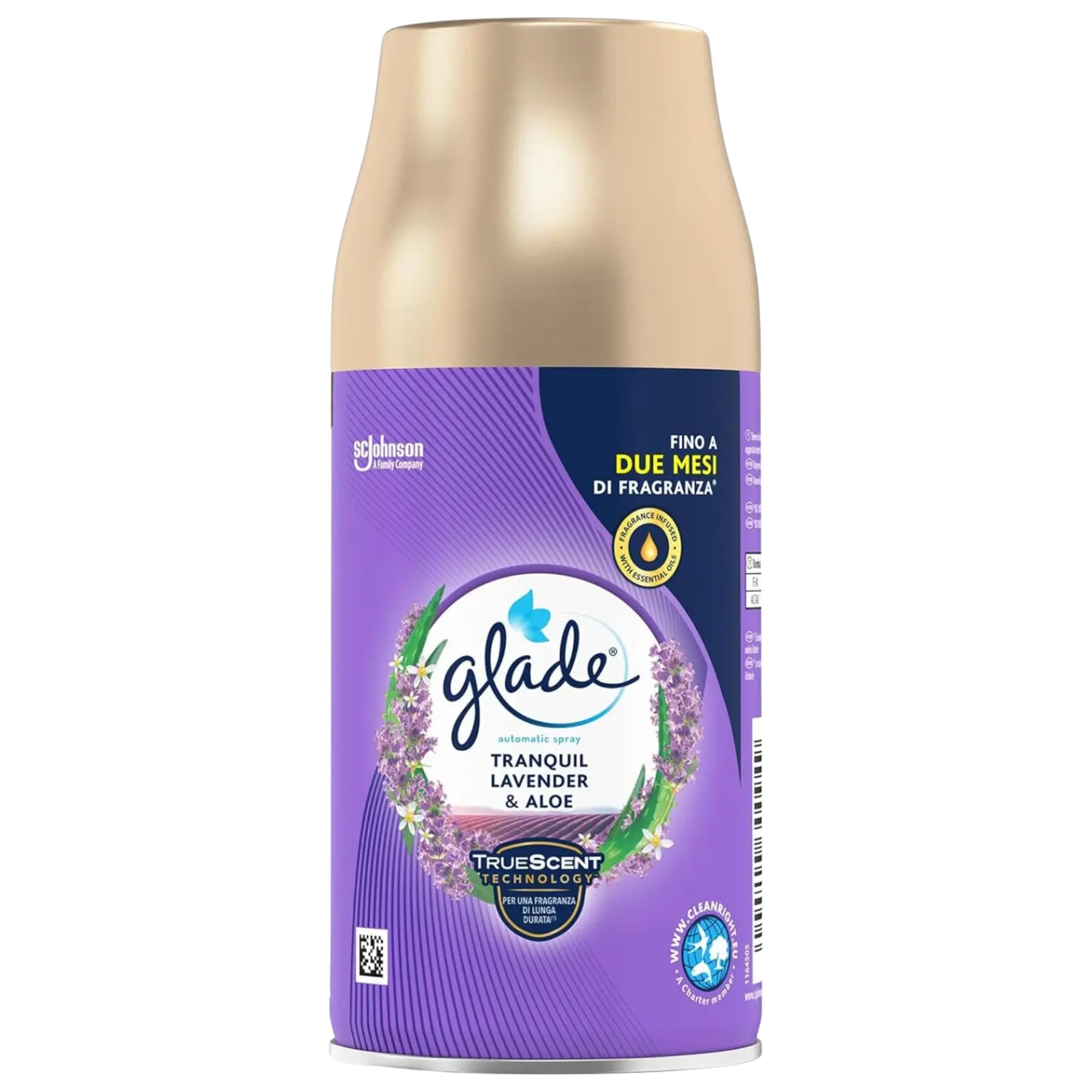 Glade Automatic Spray Set mit 4 Nachfüllpackungen - Lavendel & Jasmin - Entspannendes Zen - Vanille Blüte - Sandelholz von Bali und Jasmin