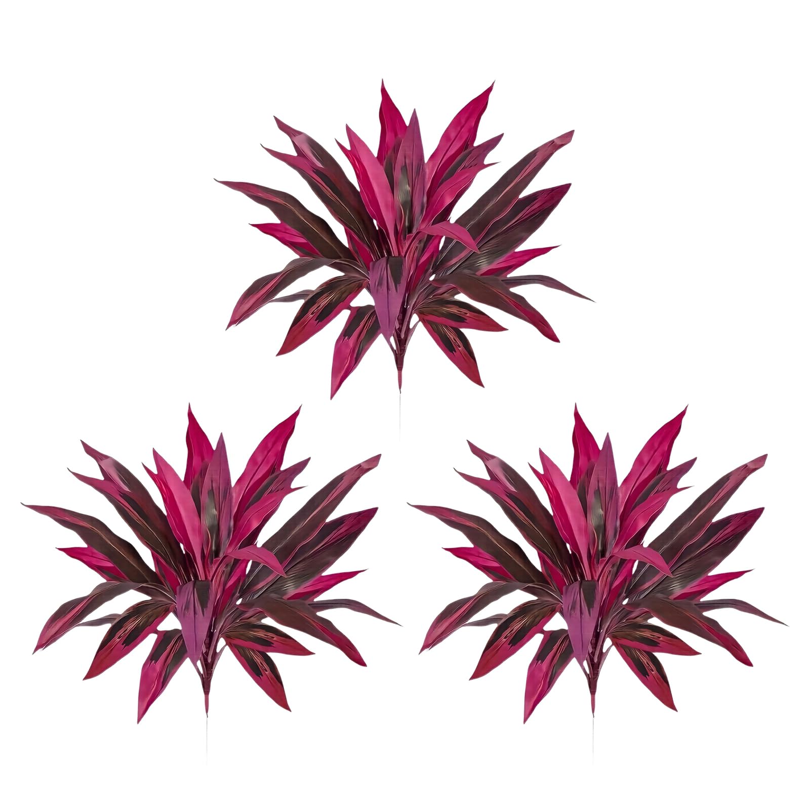 Whoasyst 18 Branches Realistic Artificial Dracaena Plant with Bendable Stems for Home Offices Decoration Indoor and Outdoor Use Home Deck Fraudulent Bushes