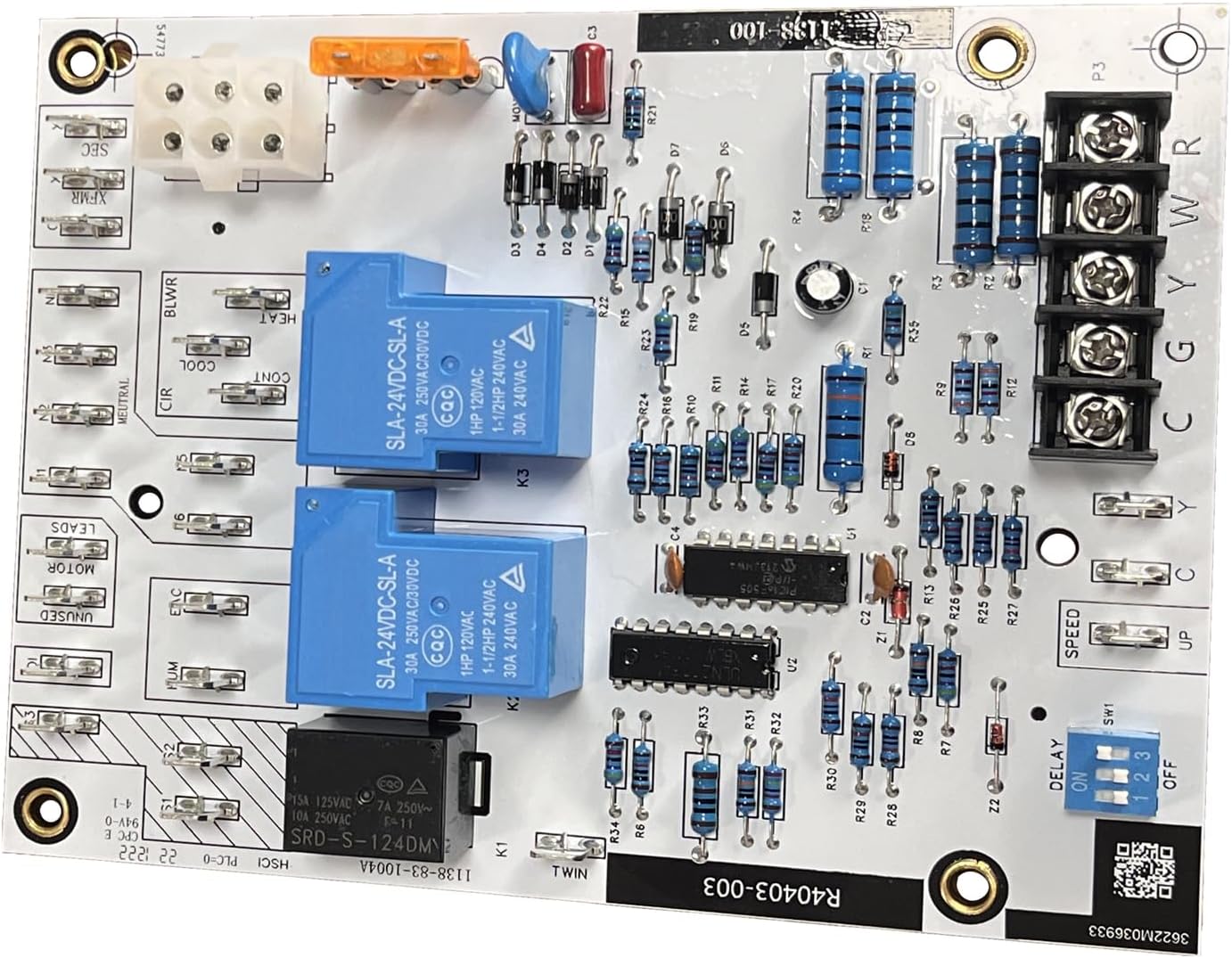 R40403-003 Furnace Blower Control Circuit Board Replacement for 40403-001, 40403-002, 20054502, ST9120A, B or C Blower Controls