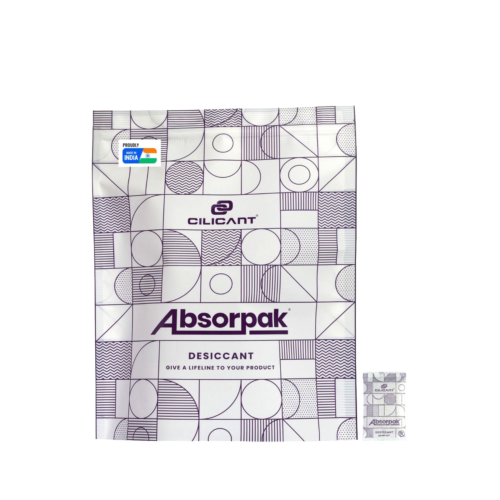 Absorpak Silica Gel Desiccant | Advance Moisture Absorber Sachet for Home, Cars, Electronic items, Wardrobe & Shoe Racks | Prevents Mold, Corrosion & Fungus; 5g, 200 pack - White-image-35