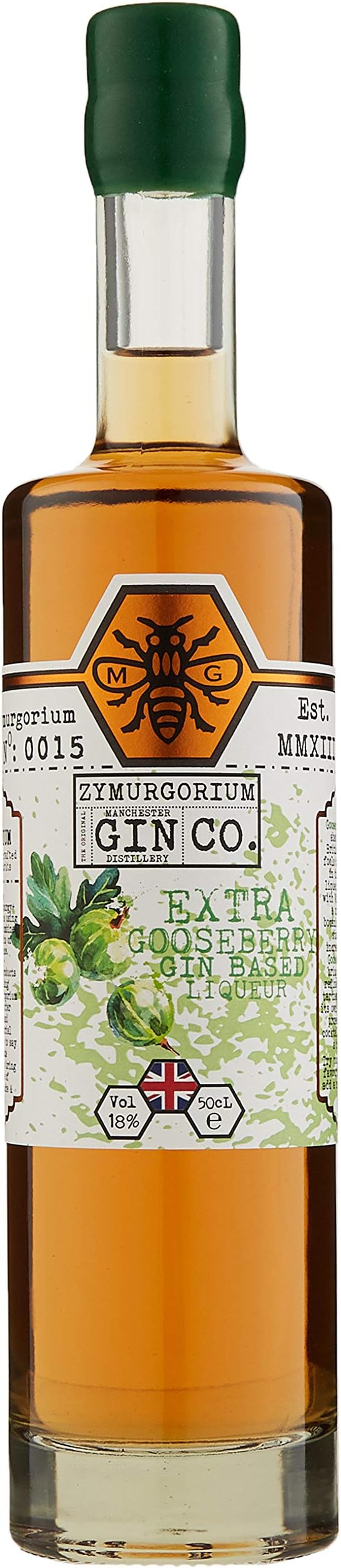 Zymurgorium Extra Gooseberry Gin, 50 cl