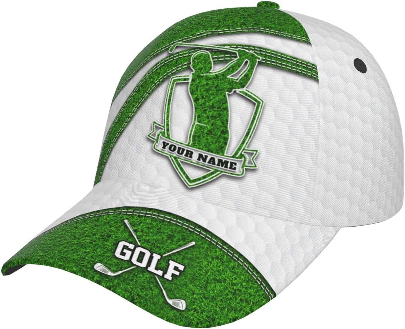 Golf Cap, Personalized Baseball Hat for Men Custom Text/Name Printing Adjustable Golf Baseball Cap Gifts for Friends