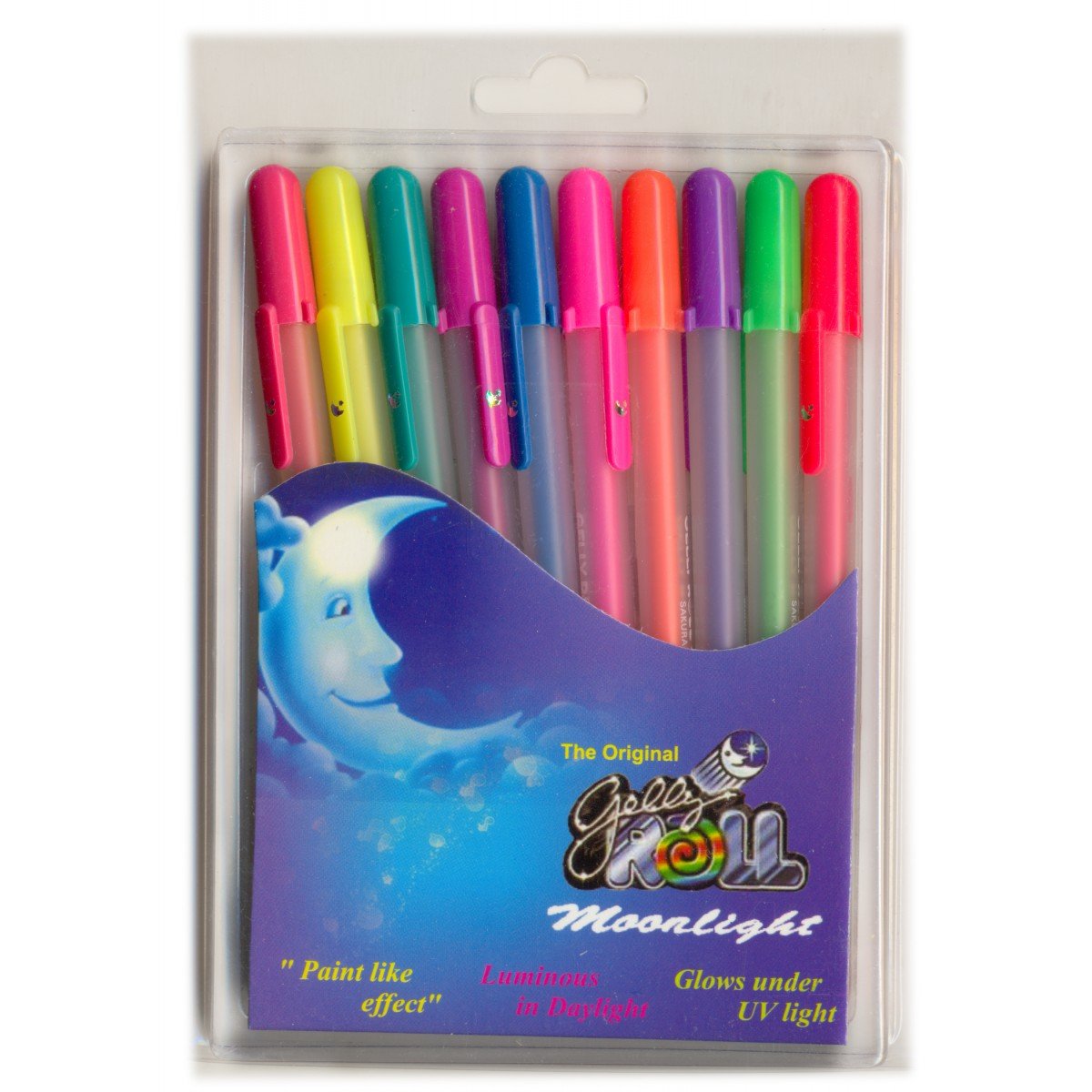 Gelly Roll Moonlight Roller-Ball Pens Water Based Gel Ink Acid Free, Water, Fade And Chemical Proof (Set Of 10)