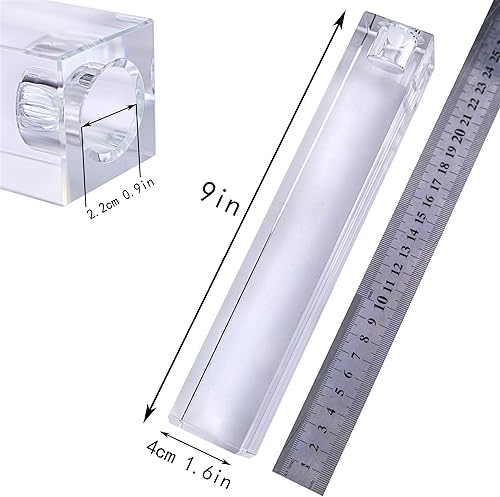 Miniatura 2 de Portavelas de 4 pulgadas de alto, juego de 2 portavelas cónicos de cristal para candelabros, relleno con diamantes de imitación transparentes para