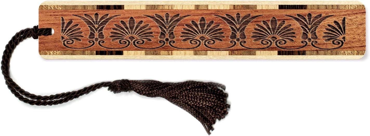 Personalized Engraved Wooden Bookmark – Victorian Design | Handmade Gift | Made in USA - Also Available Without Personalization