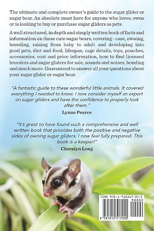 Sugar Gliders or Sugar Bears: Facts and Information on Sugar Gliders as Pets Including Care, Breeding, Bonding, Food, Diet, Lifespan, Cages, Toys, C