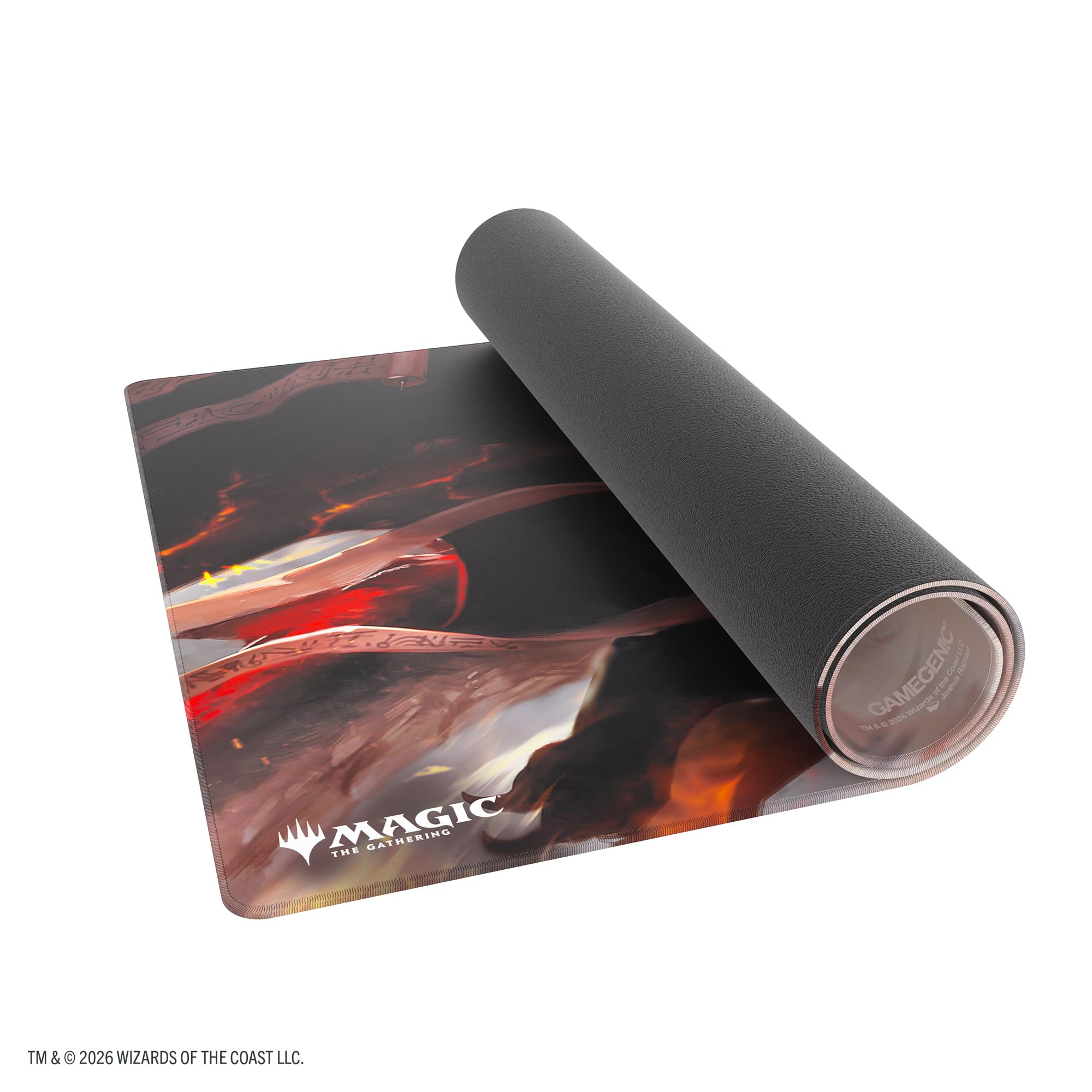 Gamegenic – MTG – Secrets of Strixhaven Shiny Playmat: Lorehold, the Historian – Accessorio da Gioco – Tappeto Stampato a Colori – Multilingue