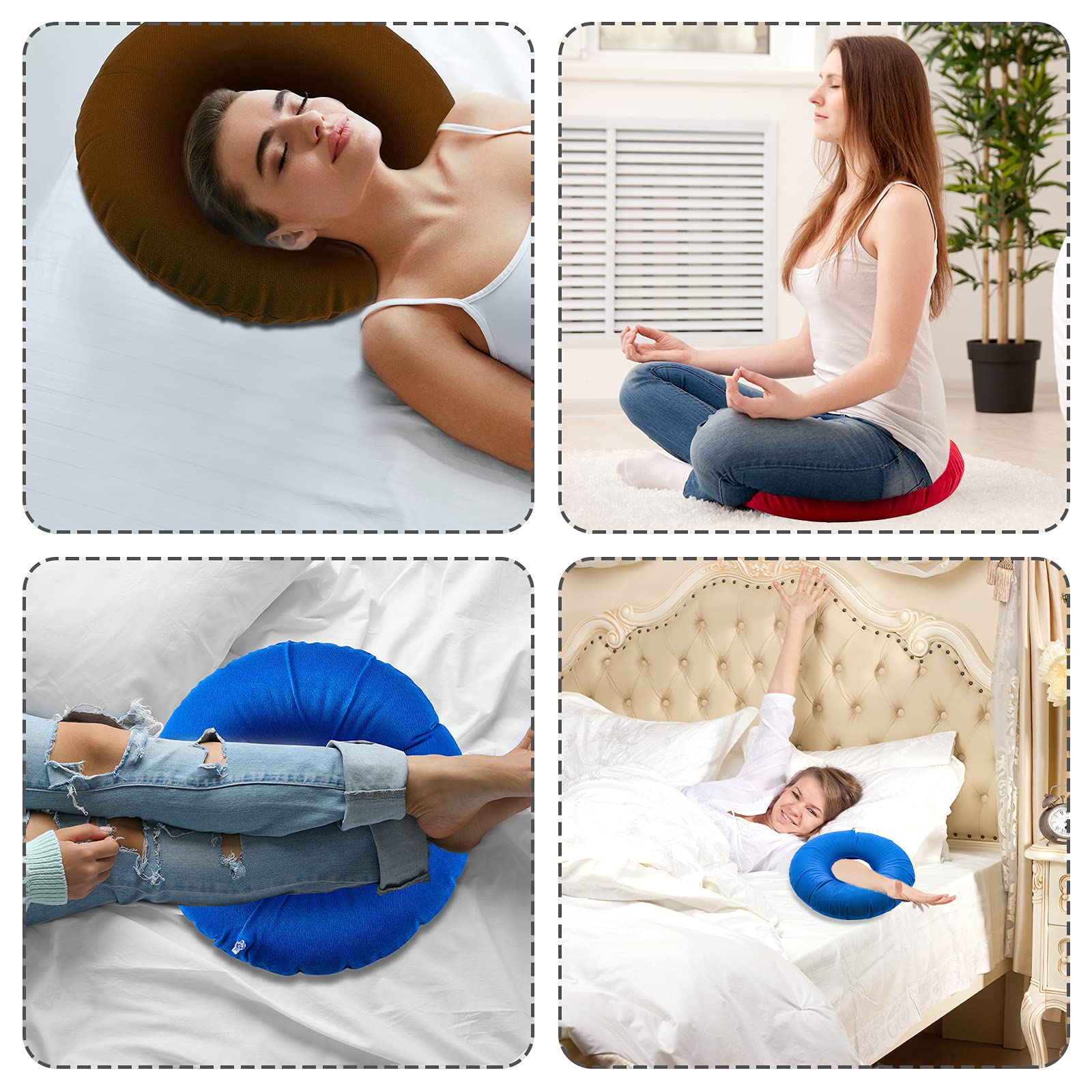 Buy Donut Pillow Hemorrhoid Tailbone Cushion Medium Seat Cushion Pain