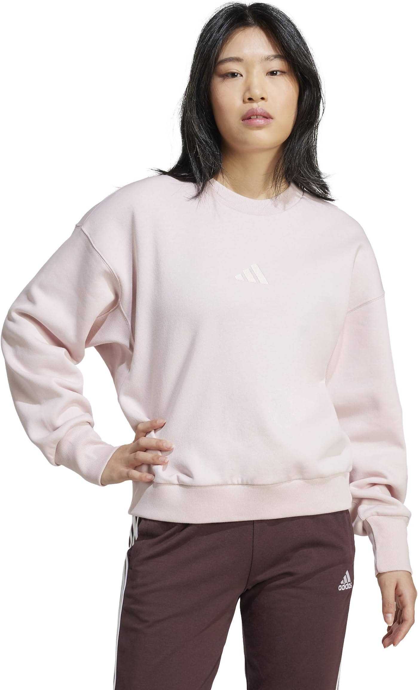 adidas sweatshirt womens pink