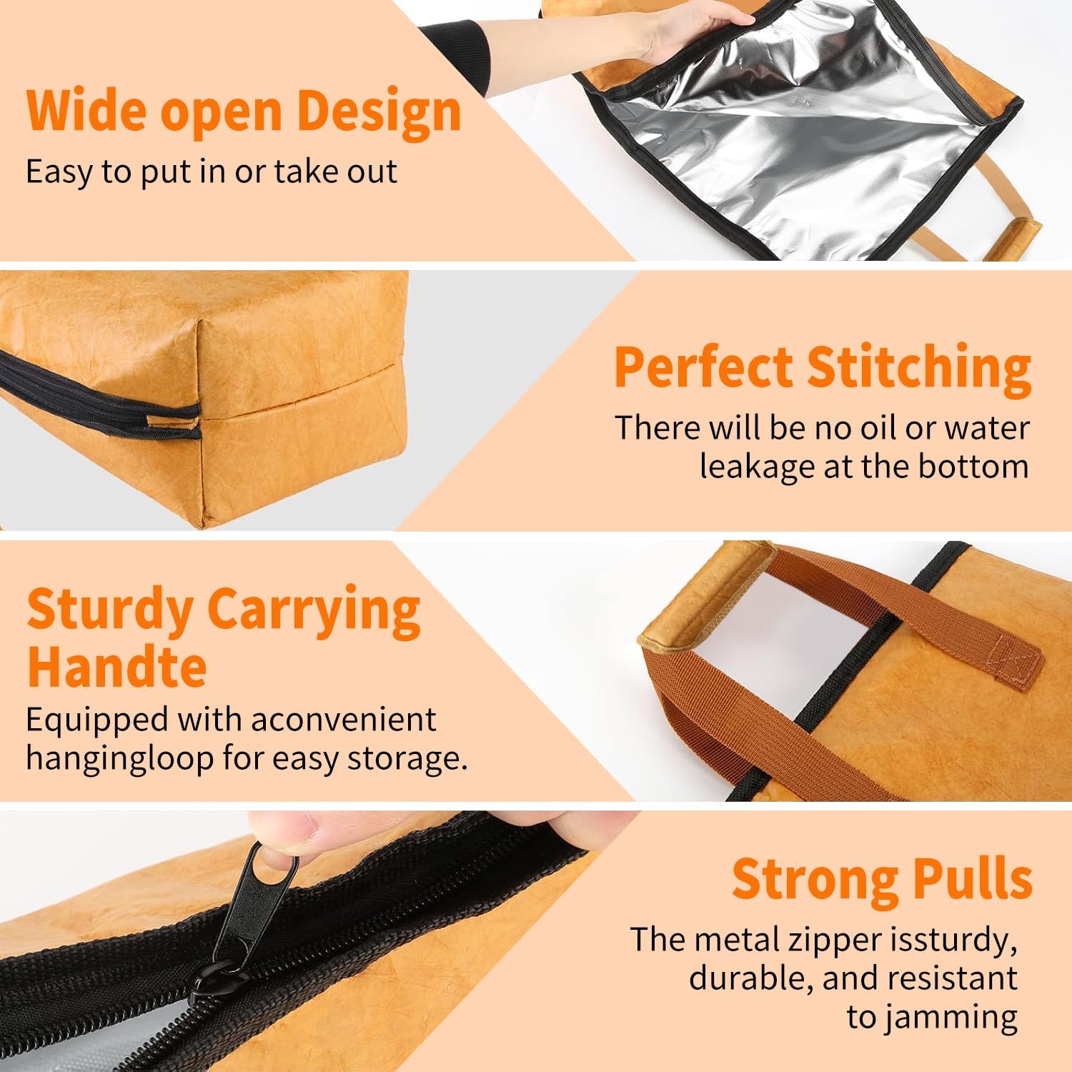 BBQ Blanket for Resting Meat, Reusable Heat Insulated Resting Bag, 5-Layer DuPont Fabric Insulated Brisket Resting Blanket with Wide Mouth – Waterproof, Breathable, and Tear-Resistant