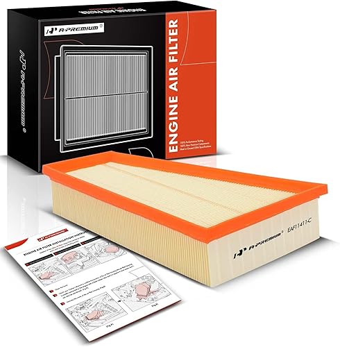 A-Premium Filtro de aire del motor compatible con Infinit QX30 y Mercedes-Benz W205 B250, CLA250, GLA250, 2013-2020, panel flexible, reemplazo # A-Premium Filtro de aire del motor compatible con Infinit QX30 y Mercedes-Benz W205 B250, CLA250, GLA250, 2013-2020, panel flexible, reemplazo #