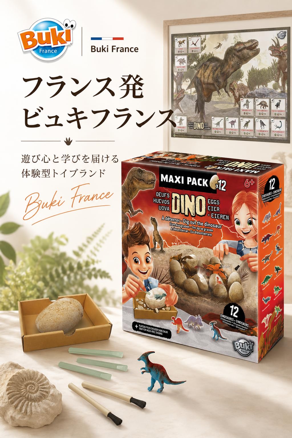 Buki Dino egg maxi pack 2138