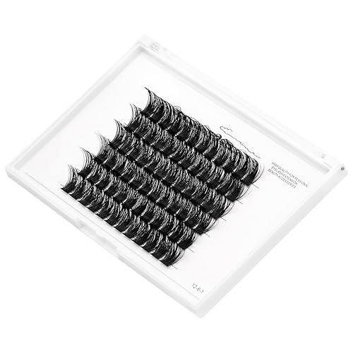 Miniatura 5 de Bodermincer 72 paquetes de extensiones de pestañas de visón de rizo D ancho con efecto 3D, pestañas unidas individuales, pestañas postizas de