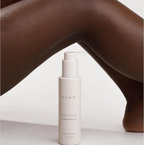 Miniatura 7 de DIME Beauty Glaze - Aceite corporal hidratante, aceite de masaje no graso, aceite de argán y jojoba para la piel, aceite de baño para todo el brillo