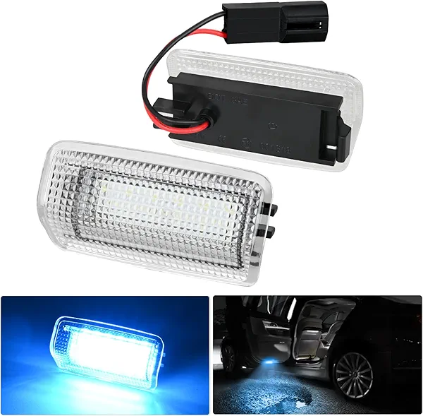Nilight 2PCS LED Interior Door Panel Light Courtesy Warning Lights Aqua Beam Plug and Play for Toyota Avalon Sienna Venza Camry Prius 4Runner Lexus IS ES GS LS RX GX LX