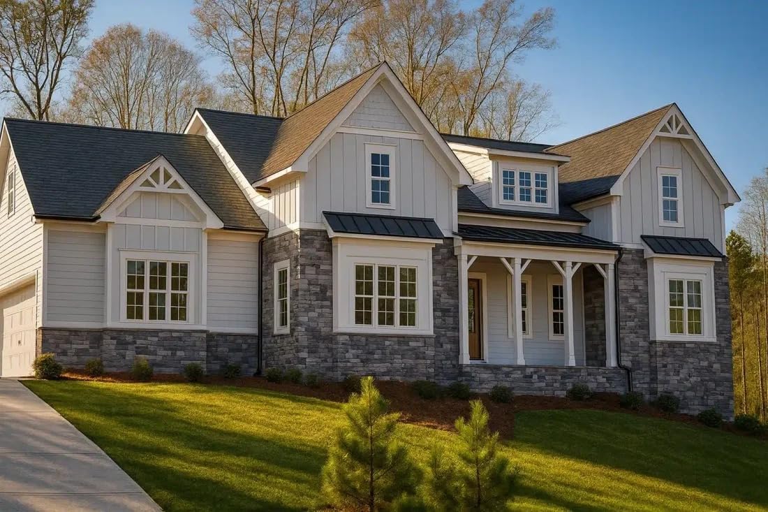 20-2128 HOUSE PLAN - Elegant House Plan with CAD Floor Designs and Architecture