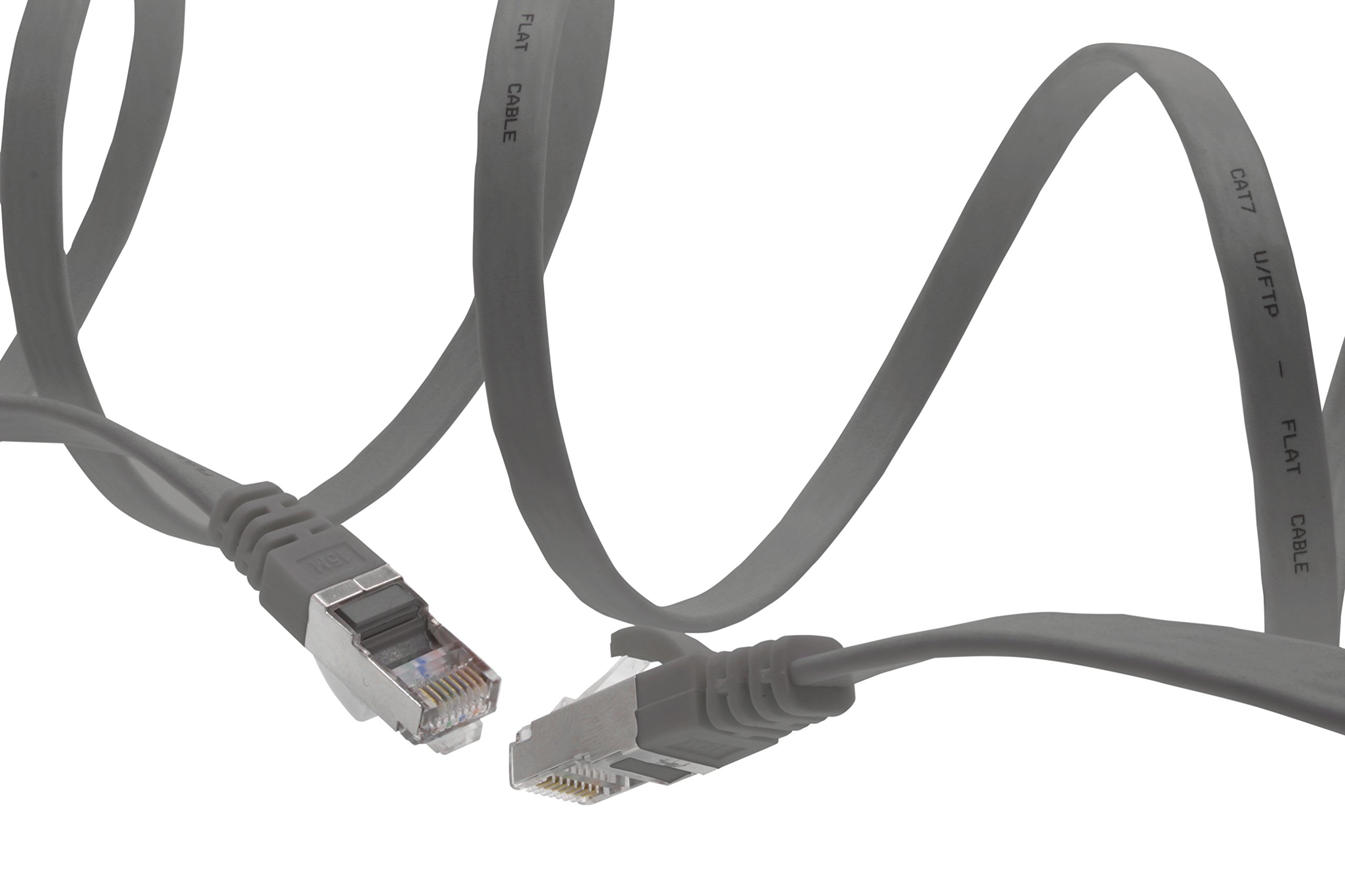 Cavo Di Rete Piatto Cat6 3 Metri – 1aTTack.de, Gigabit LAN 1000 Mbit/s, Sottile, In Rame, Nero